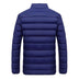 Elevate Your Style with the Men's Middle-Aged Youth Stand-Collar Padded Short Jacket - Minihomy