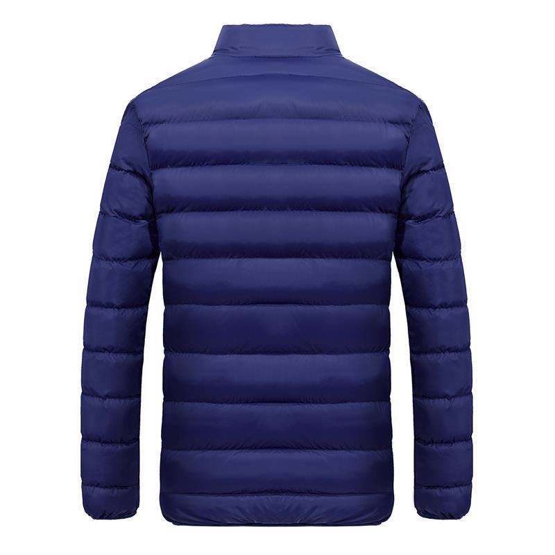 Elevate Your Style with the Men's Middle-Aged Youth Stand-Collar Padded Short Jacket - Minihomy