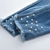 Girls Lace Pearl Jeans Set - Minihomy