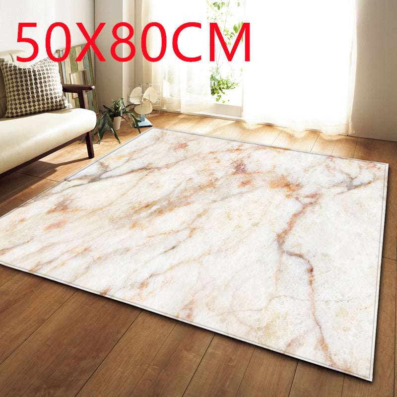 Marble Living Room Carpet Bedroom Restaurant Carpet - Minihomy