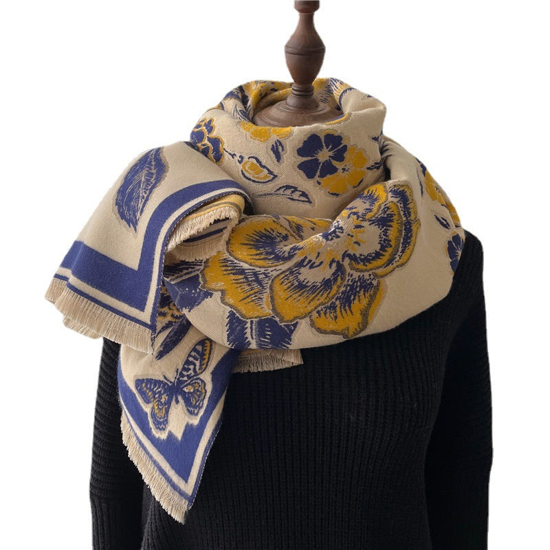 Vintage Ethnic Style Women's Artificial Cashmere Scarf