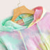 Hoodies Women Rainbow Tie Dye Print Women's Sweatshirt - Minihomy