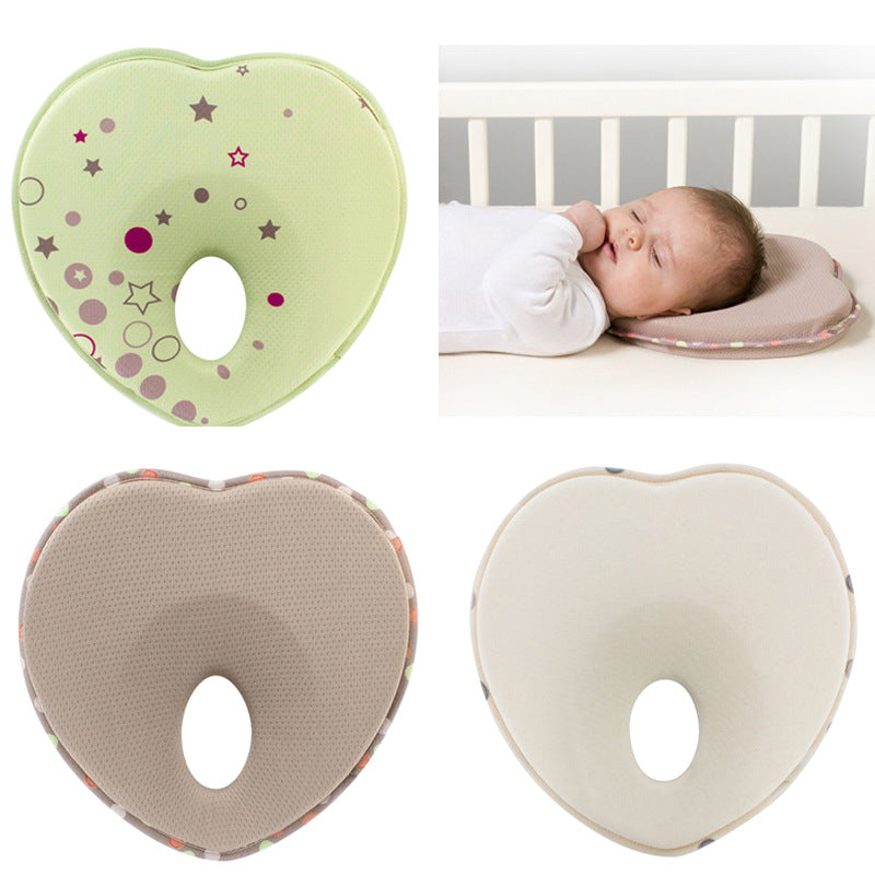 Newborn Infant Anti-Roll Pillow - Prevents Flat Head and Supports Neck - Minihomy