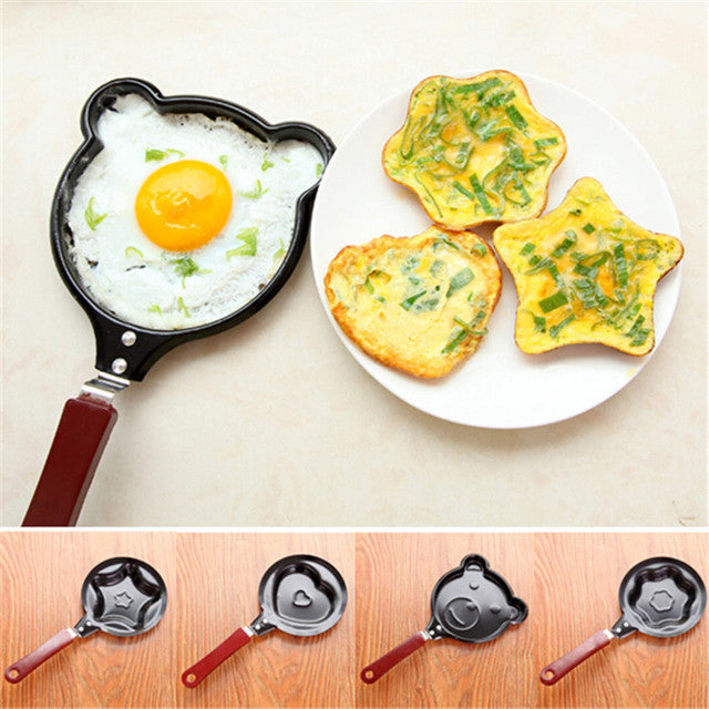 Cartoon Bear Heart Star Mini Pancake Maker - Cookware For Child Breakfast Kitchen Tools - Minihomy