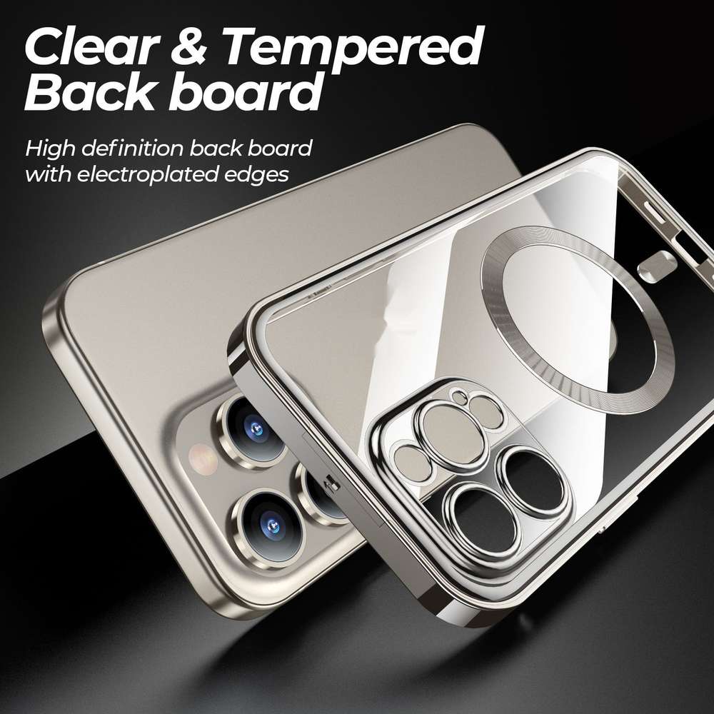 Full Protection Phone Case with Magnetic Wireless Charging & Double Lens - Minihomy