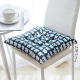 Summer Chair Cushion - Square Linen+Cotton Seat Pad