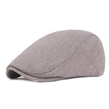 Outdoor Tourism Monochrome Cotton And Linen Berets - Minihomy