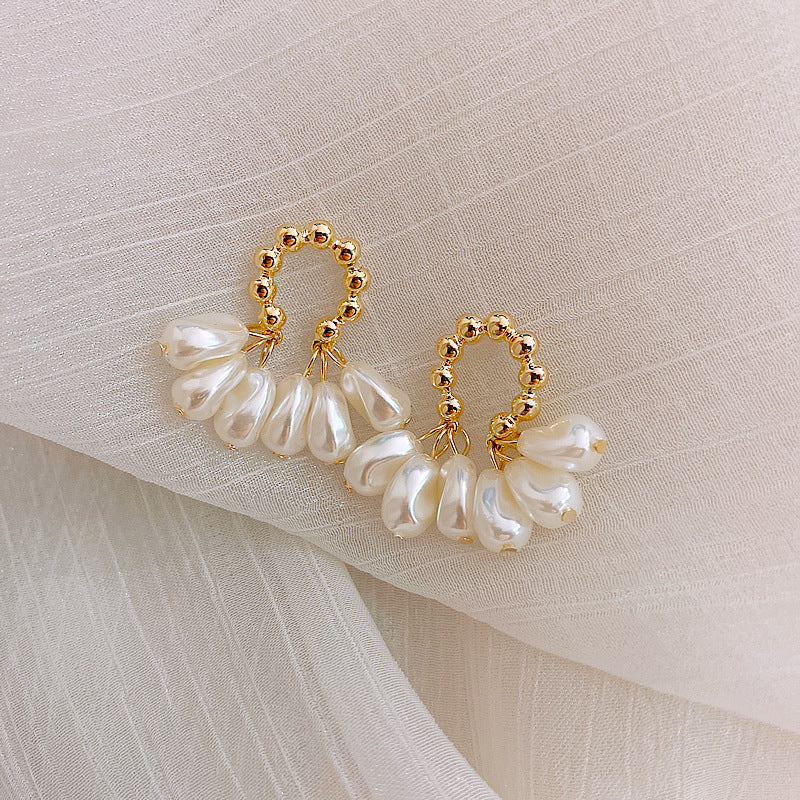 Female Baroque Pearl Earrings - Minihomy