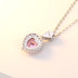 Micro-set zircon heart necklace jewelry - Minihomy