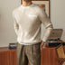 Crew Neck Long Sleeve Sweater Pullover - Minihomy