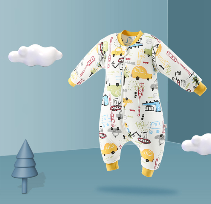 Baby Sleepsacks Cartoon Pattern Baby Sleeping Bag Carriage Sack for Newborn Split Leg - Minihomy