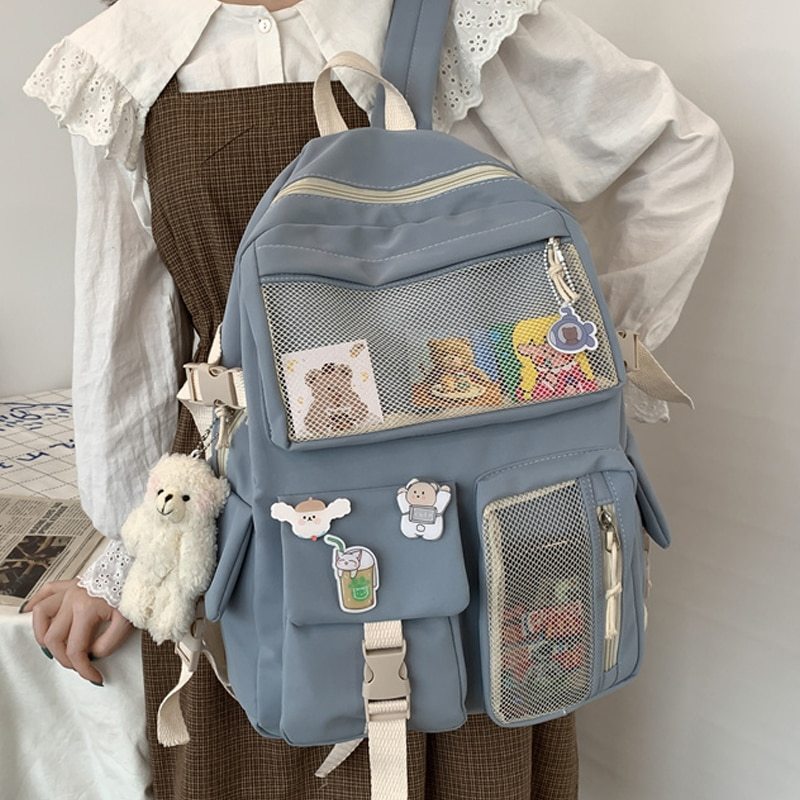 Harajuku Backpack: Large Capacity Teen Backpack for Junior High