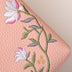 Flower Embroidery Phone Bag With Lock Buckle Outdoor Long Wallet Fashion Shoulder And Crossbody Bags - Minihomy