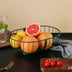 Metal Hollowed Out Fruit Vegetable Snack Tray Bowl Basket Kitchen Storage Rack Holder - Your Handy Kitchen Organizer - Minihomy