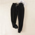 Lambskin Sweatpants Winter Women's Velvet Autumn Loose Thickening Warm Pants - Minihomy