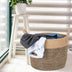 Cotton Linen Storage Laundry Basket - Minihomy