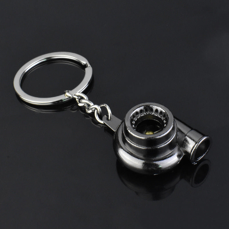 Creative Car Modification Turbocharger Engine Metal Keychain - Minihomy