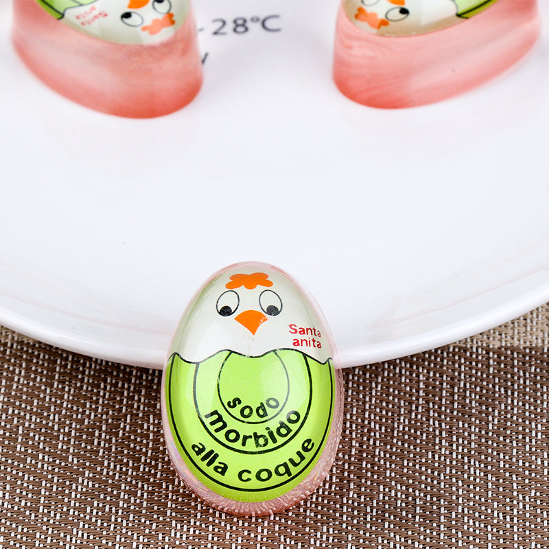 Creative Cartoon Boiled Egg Timer Kitchen Poached Egg Observer Boiled Egg Timer - Minihomy