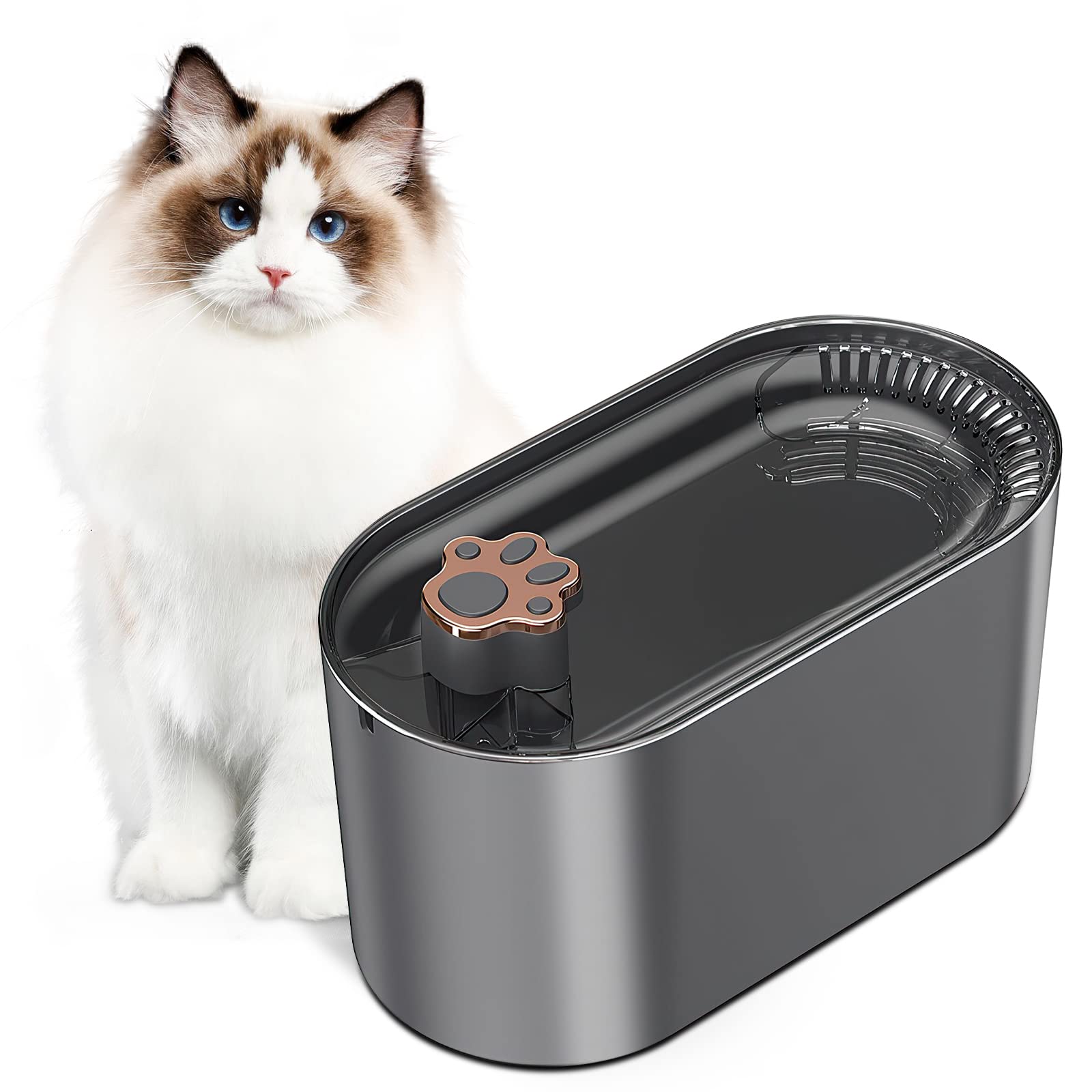 3L Cat Water Fountain Filter - Automatic Drinker for Dogs and Cats - Minihomy