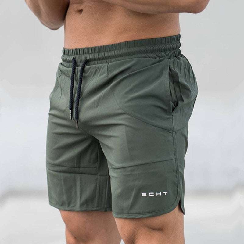 Men Fitness Gyms Loose Shorts Bodybuilding Joggers Summer Quick Dry Cool Short - Minihomy