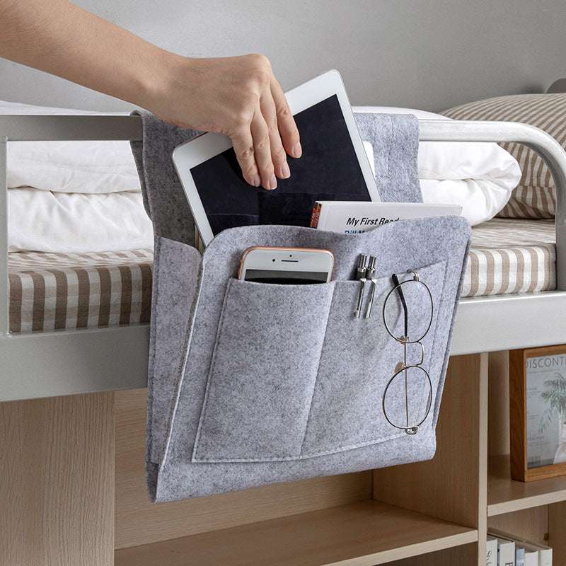 Bedside Mobile Phone Storage Remote Control Hanging Bag - Minihomy