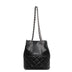 Korean Style Simple Women's Fashion Diamond Texture One-shoulder Bucket Crossbody Bag - Minihomy