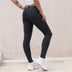 Knitted denim stretch peach hip jeans yoga pants - Minihomy