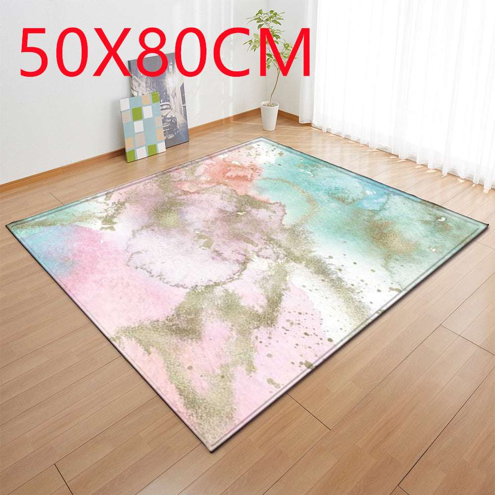 Marble Living Room Carpet Bedroom Restaurant Carpet - Minihomy