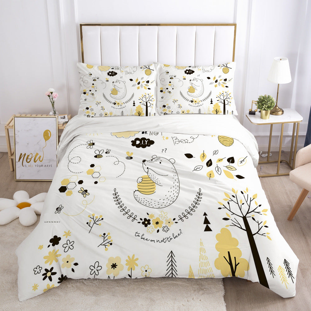 Three-piece bedding set