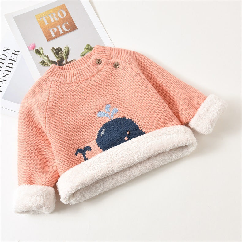 Baby plush warm clothes - Minihomy