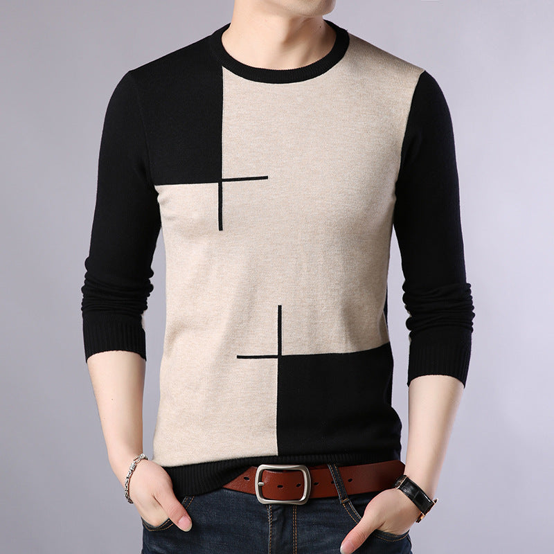 Pullover Crew Neck Sweater for Men