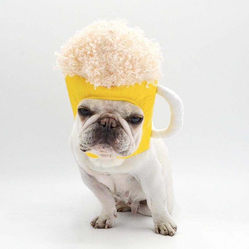 Pet Hat Dog Headdress Cosplay Turned Into Beer Hat - Minihomy