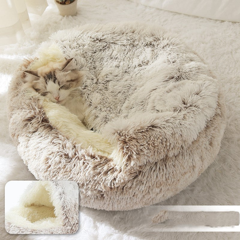 Plush Shell Nest Cat Litter: Keep Your Feline Friend Cozy in Winter - Minihomy