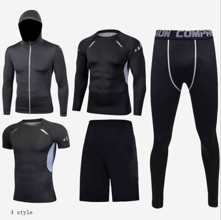 Fitness clothing suit basketball tights - Minihomy