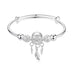 Dreamcatcher Silver Plated Bracelet: Exquisite Fashion for Women - Minihomy