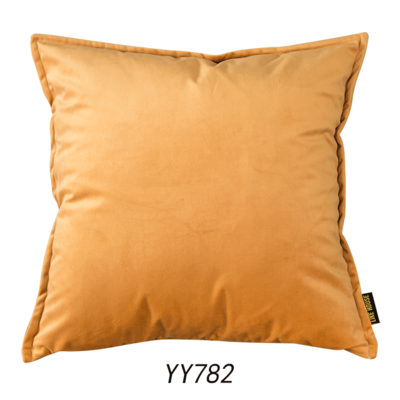 Solid color velvet pillow velvet