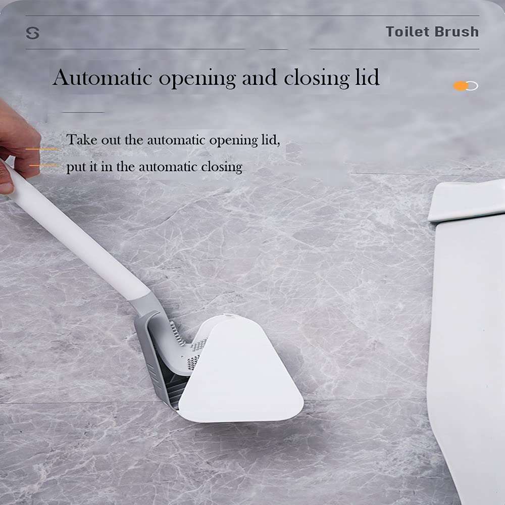 Golf Toilet Brush - Wall-Mounted Cleaning Tool with Flexible Bristles - Minihomy