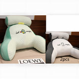 Sofa Fluffy Cushion - Triangle Reading Pillow for Comfortable Support