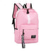 Canvas Large Capacity Fashion Letter Backpack - Minihomy