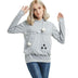 Cute Hoodies Pullover Sweatshirts With Pet Pocket for Winter Women - Minihomy