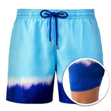 Men's Printed Beach Shorts Sports Double Layer Shorts Summer - Minihomy