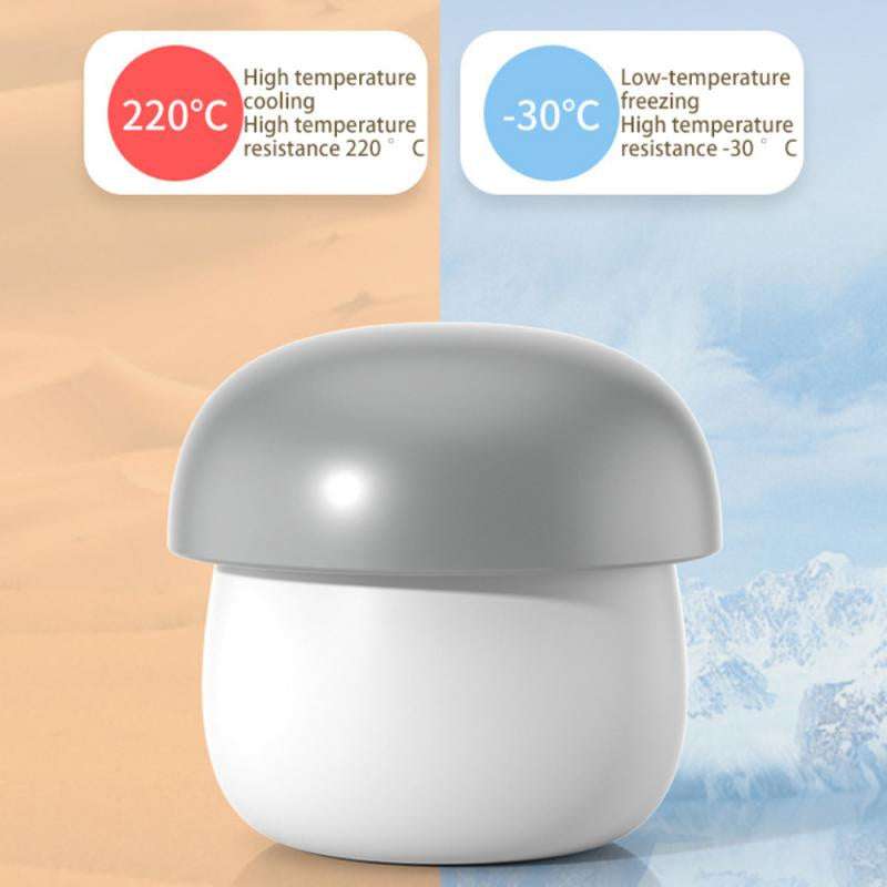 Ice Block Mold Silicone Mushroom Ice Cup Frozen Refrigerator Ice Grid Box - Minihomy