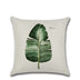 Plain and elegant flax leaf pillow - Minihomy