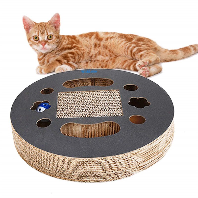 Corrugated cat scratch board cat toy - Minihomy