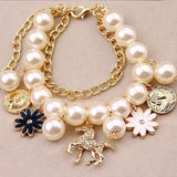 Pearl Flower Bracelet Jewelry - Minihomy