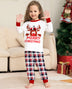 Plaid Deer Christmas Parent-child Pajama Suit - Minihomy