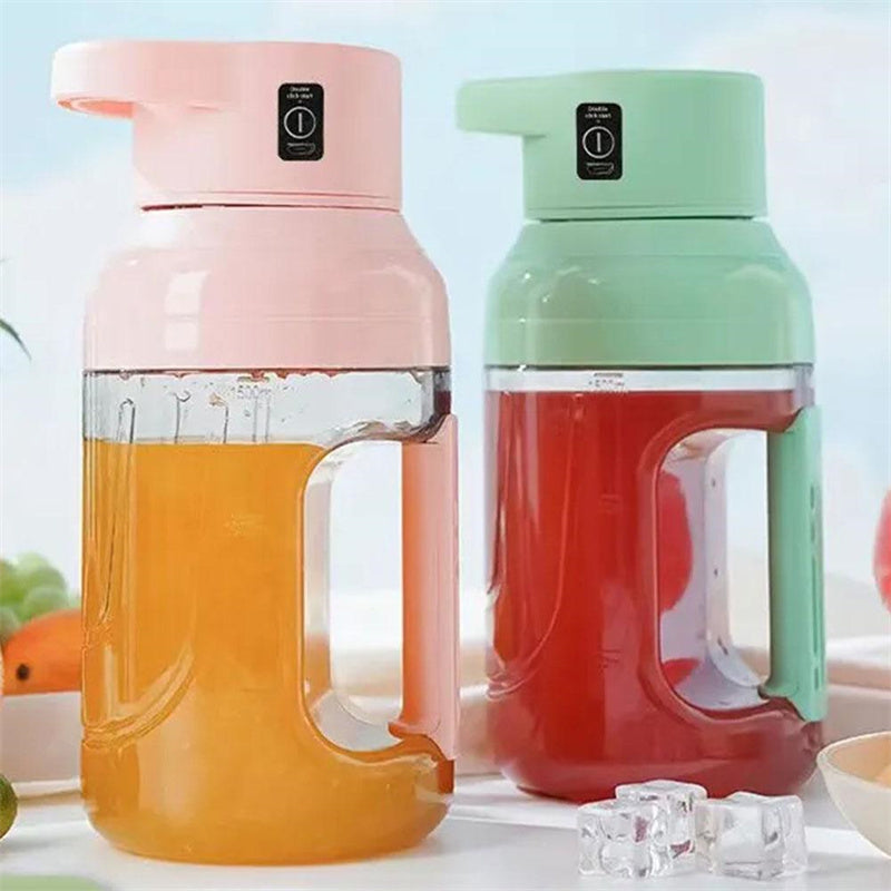 Electric Juicer Portable Large Capacity 1500ml Juice USB Rechargeable Electric Portable Blender Kitchen Gadgets - Minihomy