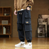 Men's Autumn Plus Size Loose Tappered Casual Pants - Minihomy