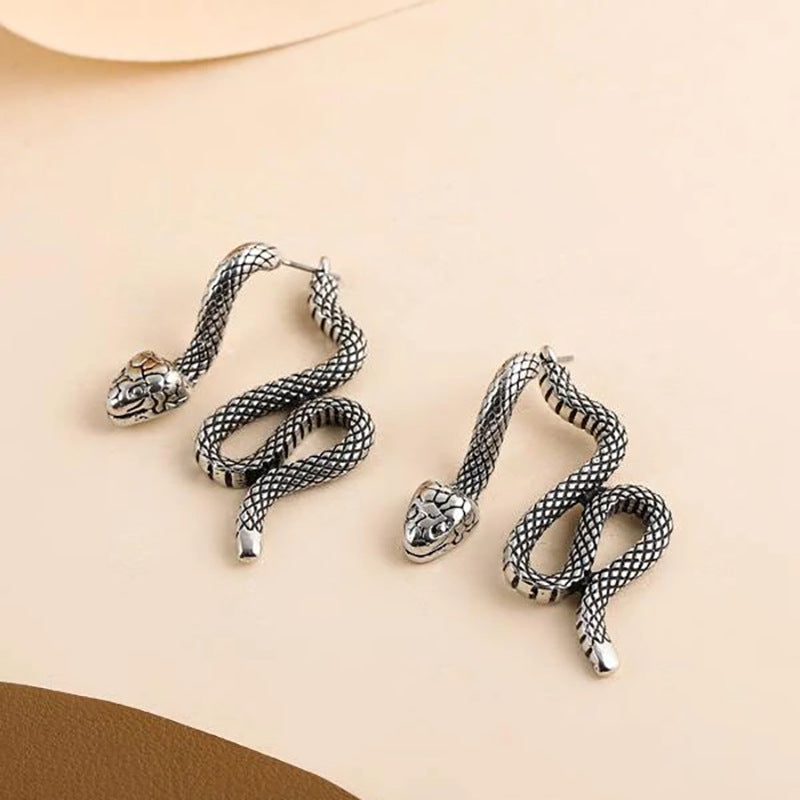 Ear Clip Women's Cool Style Personality Simulated Snakes Trendy Detachable - Minihomy