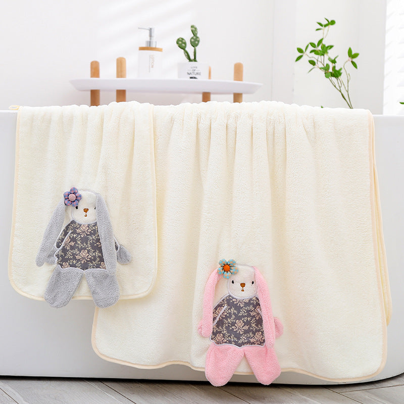 Children's Towel Baby Bath Towel Two Piece Set - Minihomy